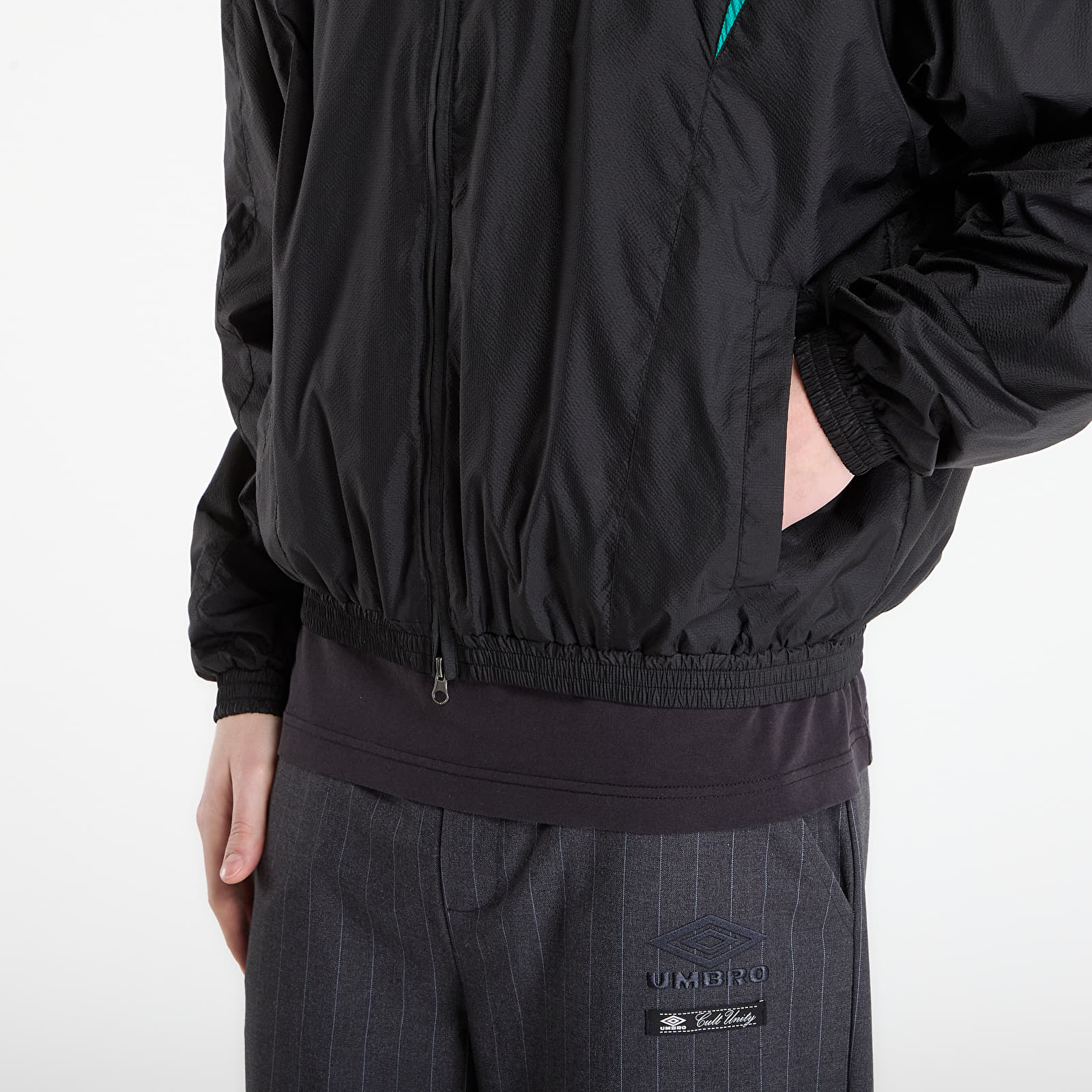 Jakker for menn Umbro by SlamJam Jester Masked Track Jacket Black