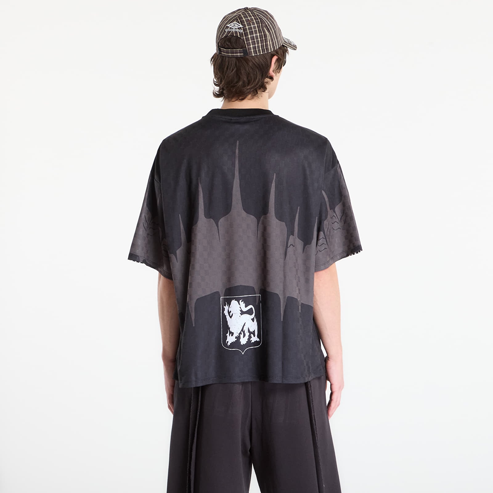 Men's jerseys Umbro by SlamJam History Tape Kit Black/ Red Anthracite