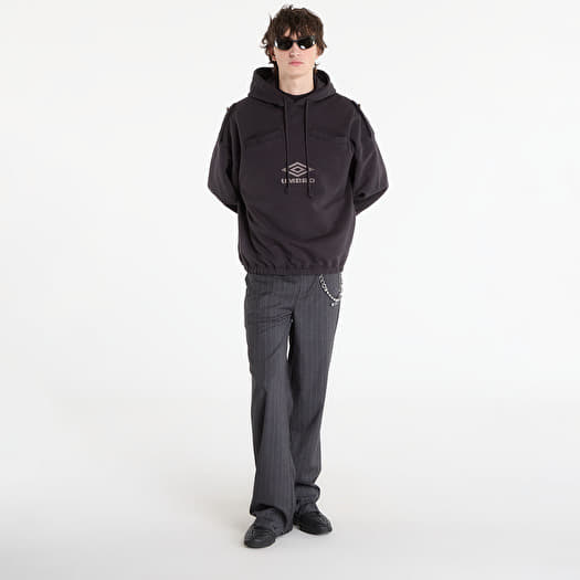 Umbro by SlamJam Medal Masked Hoodie Strong Wash Black | Footshop