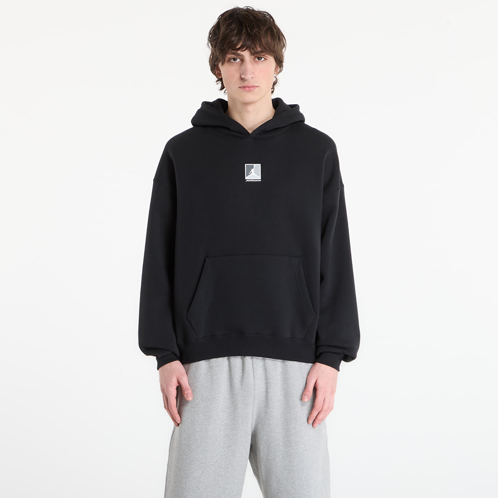 Sweatshirt Jordan Brooklyn Fleece Mens Graphic Pullover Hoodie Black/ White S