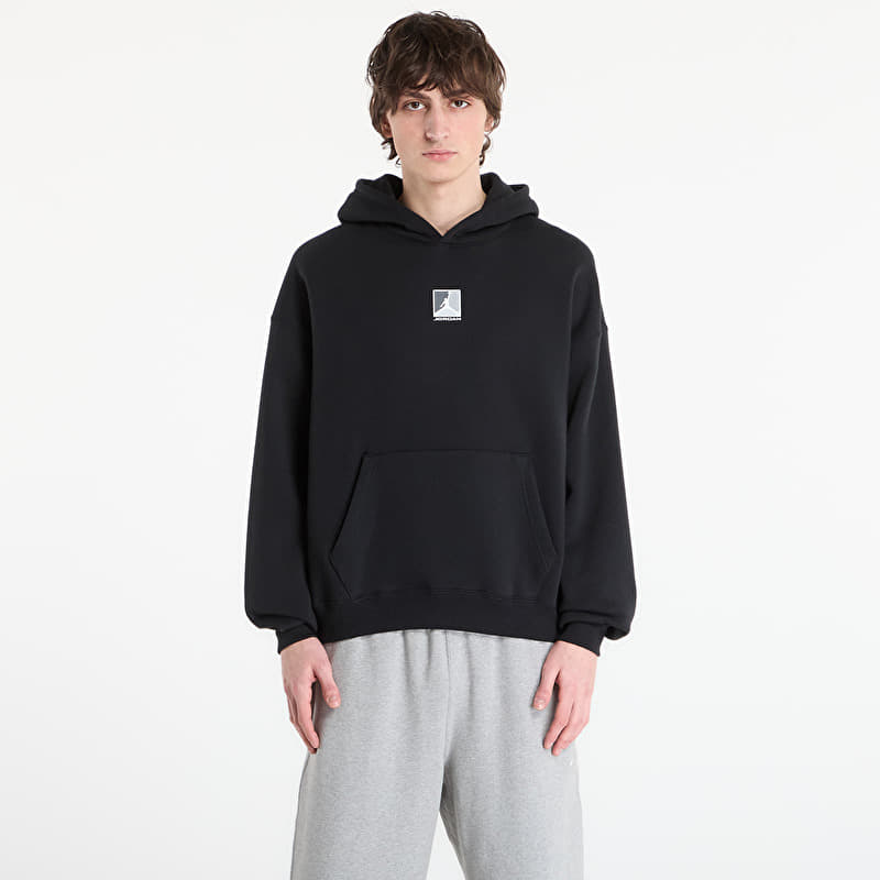 Mikina Jordan Brooklyn Fleece Men's Graphic Pullover Hoodie Black/ White