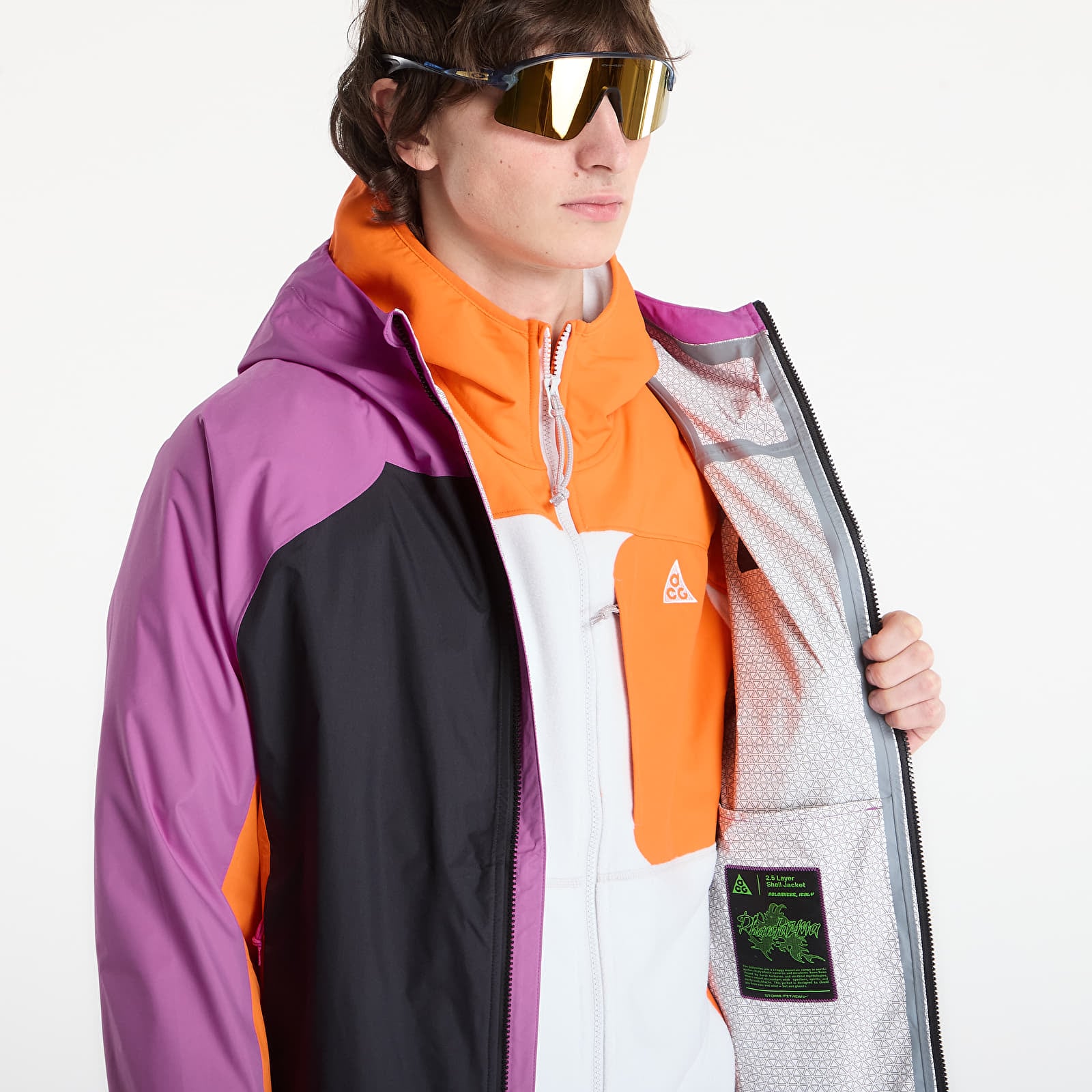 Jackets Nike ACG "Phantazma" Men's Storm-FIT ADV Jacket Vivid Purple/ Black/ Summit White