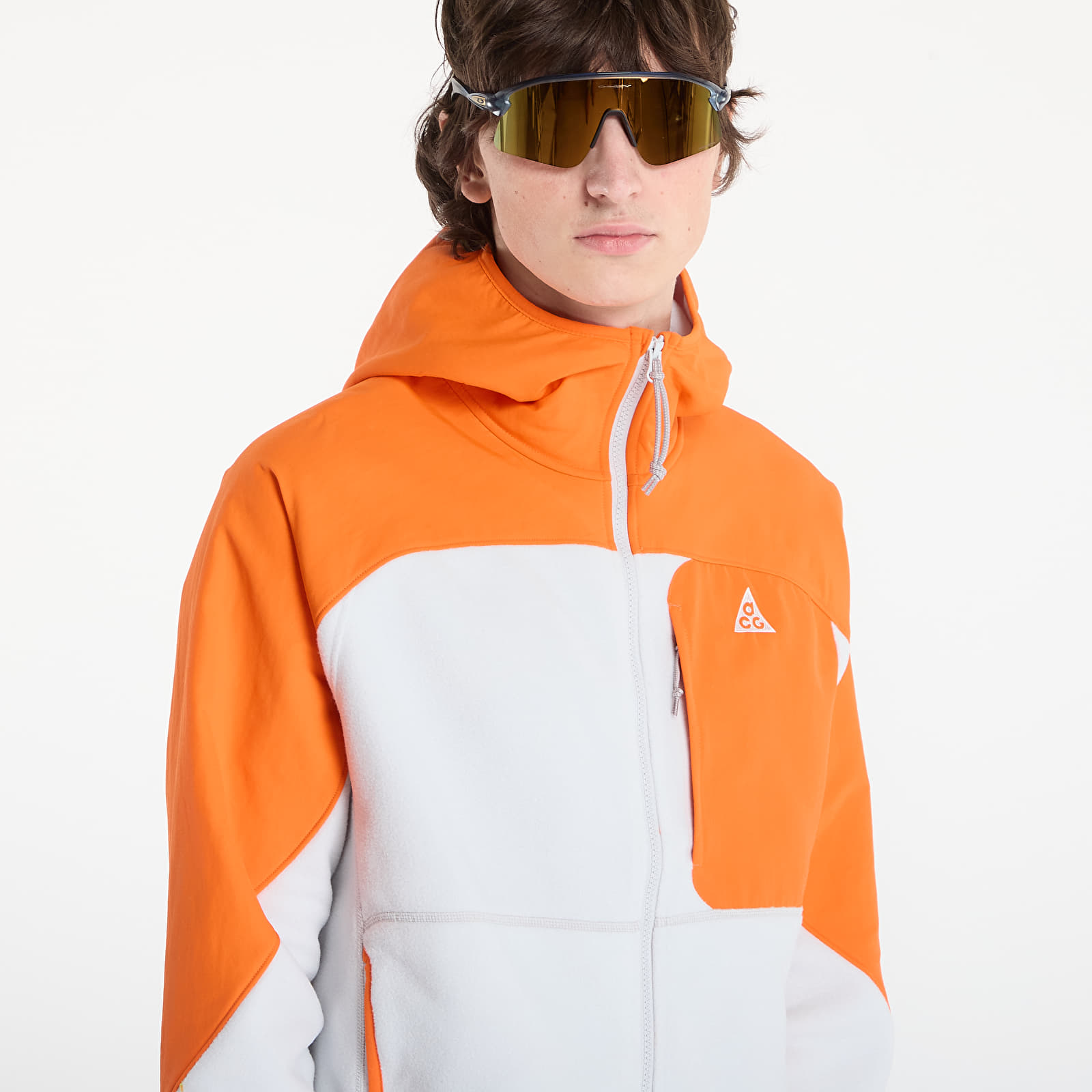 Puloverji   Nike ACG "Wolf Tree" Plus Full-Zip Hooded Mid Layer Safety Orange/ Photon Dust/ Summit White