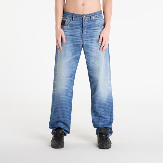 Джинсы Umbro by SlamJam Checked Jeans Blue