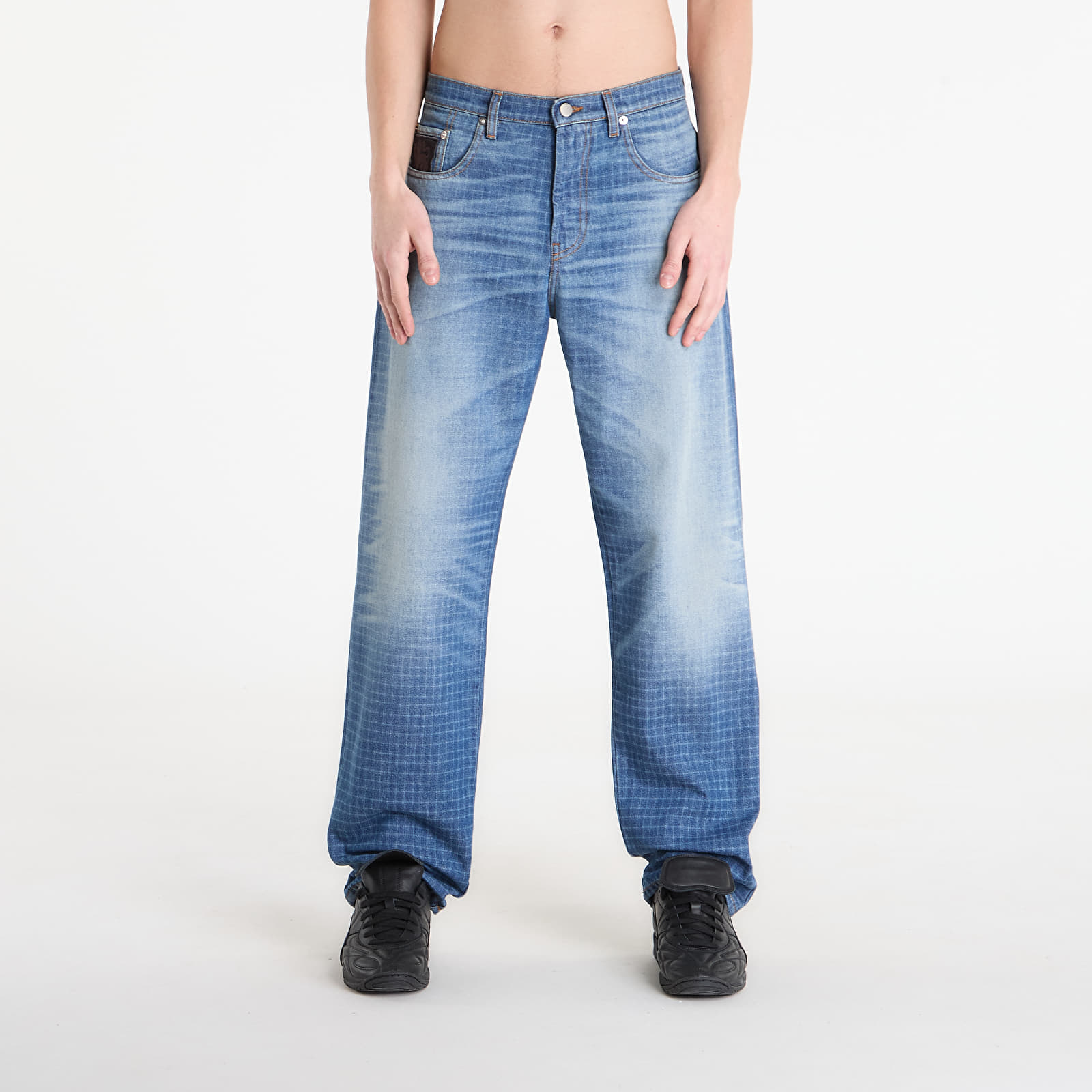Jeans für Männer Umbro by SlamJam Checked Jeans Blue