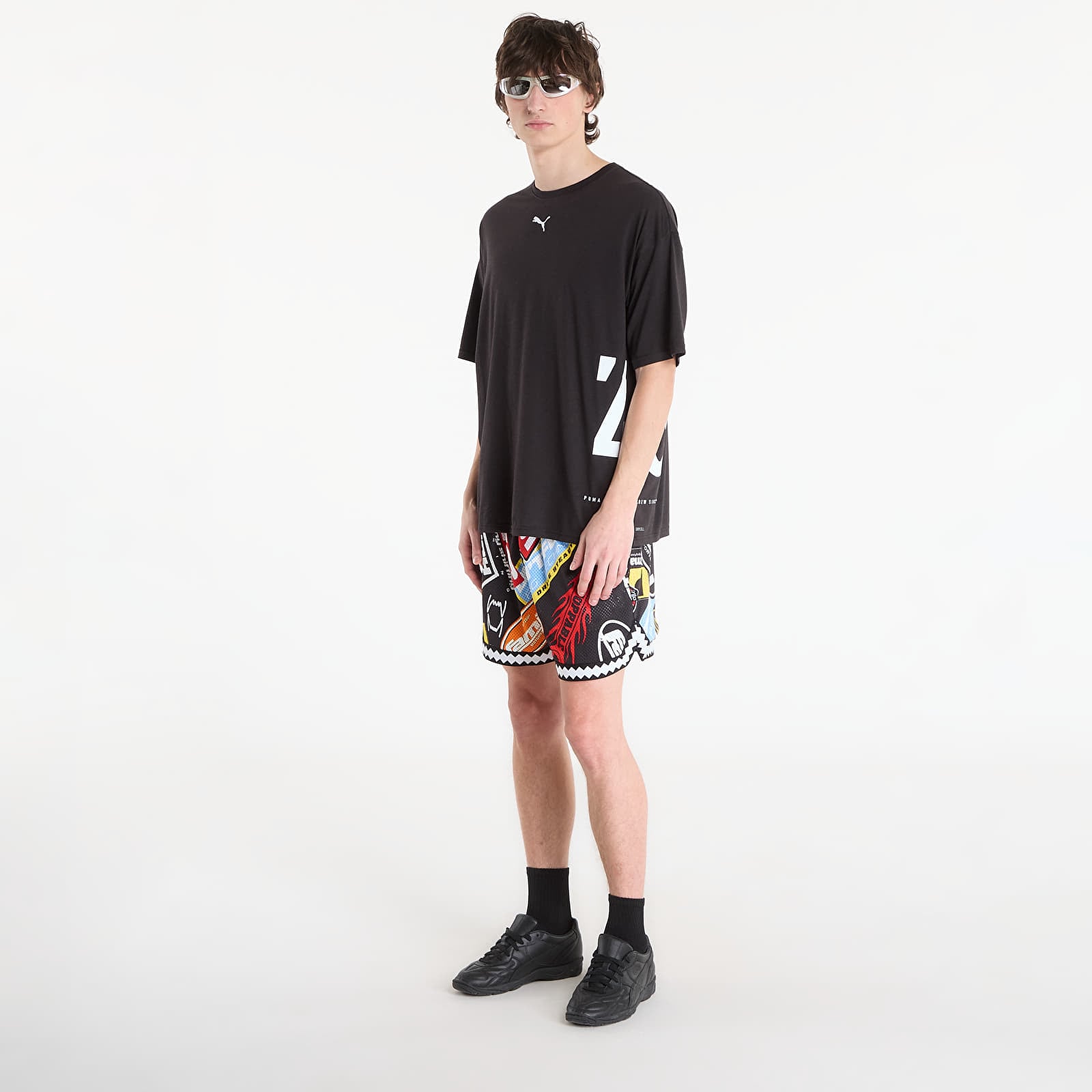 T-shirts Puma M Graphic Oversized Tee Puma Black