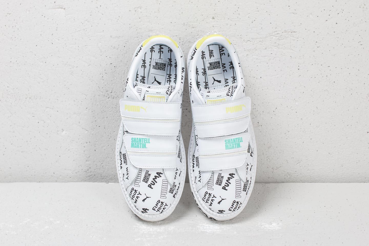 Ženski čevlji Puma x Shantell Martin Platform Trace Strap Puma White/ Puma White