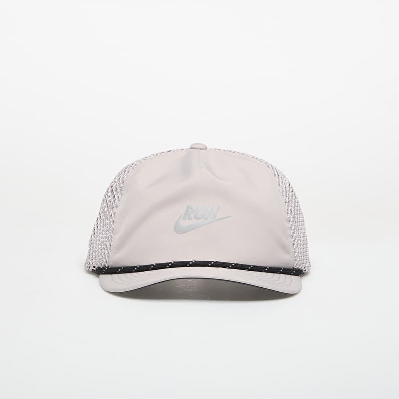 Czapka Nike Pro Dri-FIT Unstructured Swoosh Run Cap College Grey/ Anthracite/ Reflective Silv