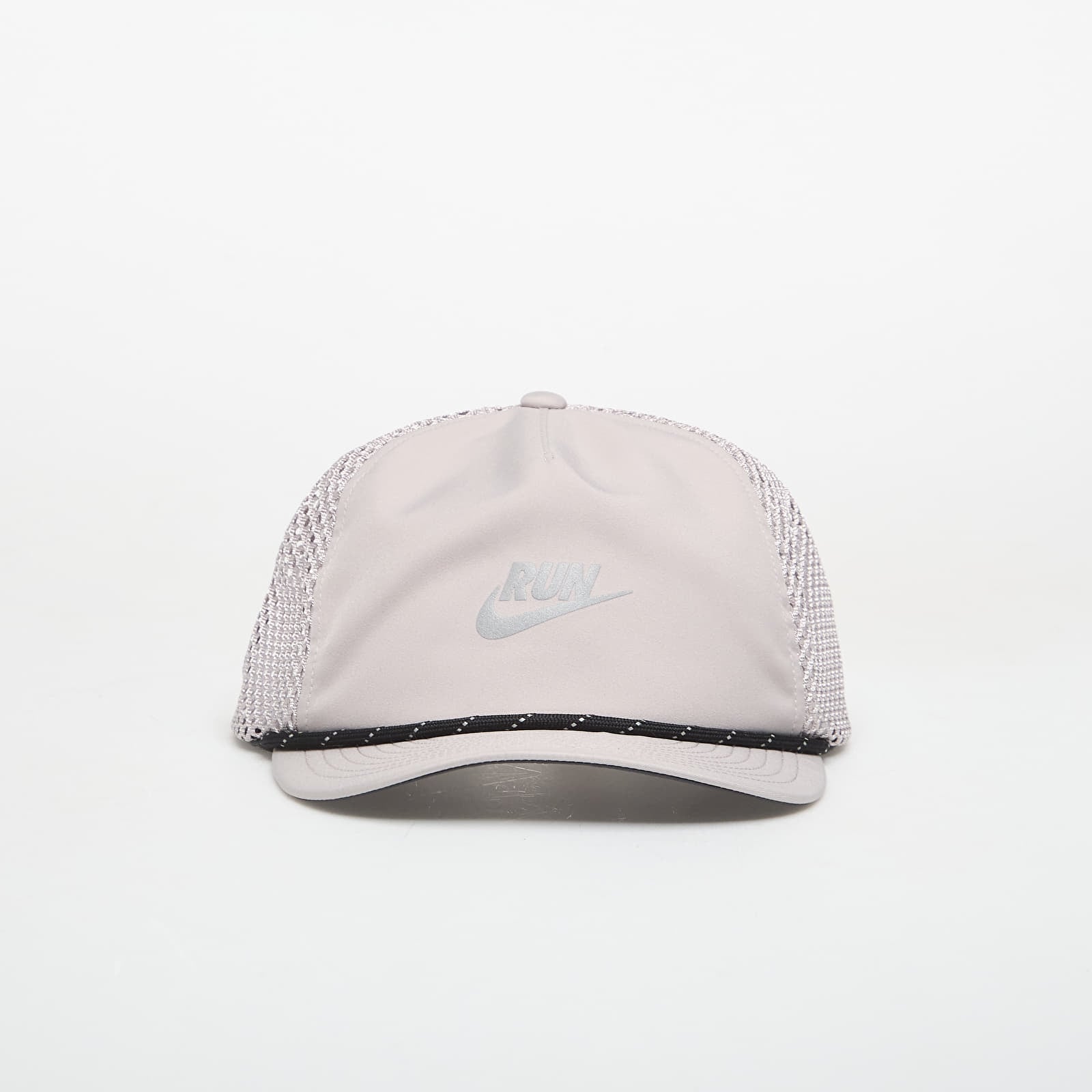 Bonés Nike Pro Dri-FIT Unstructured Swoosh Run Cap College Grey/ Anthracite/ Reflective Silv