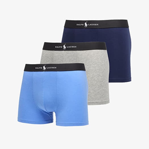 Boksershorts Ralph Lauren Classic Trunk-3 Pack Trunk Blue