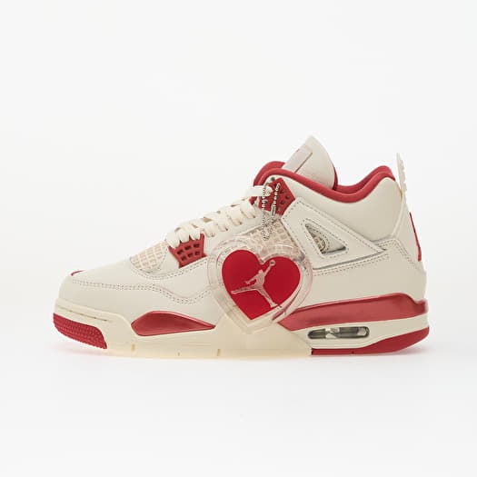 Air Jordan 4 Retro "Love Letter" W Pale Ivory/ Sierra Red-Tough Red