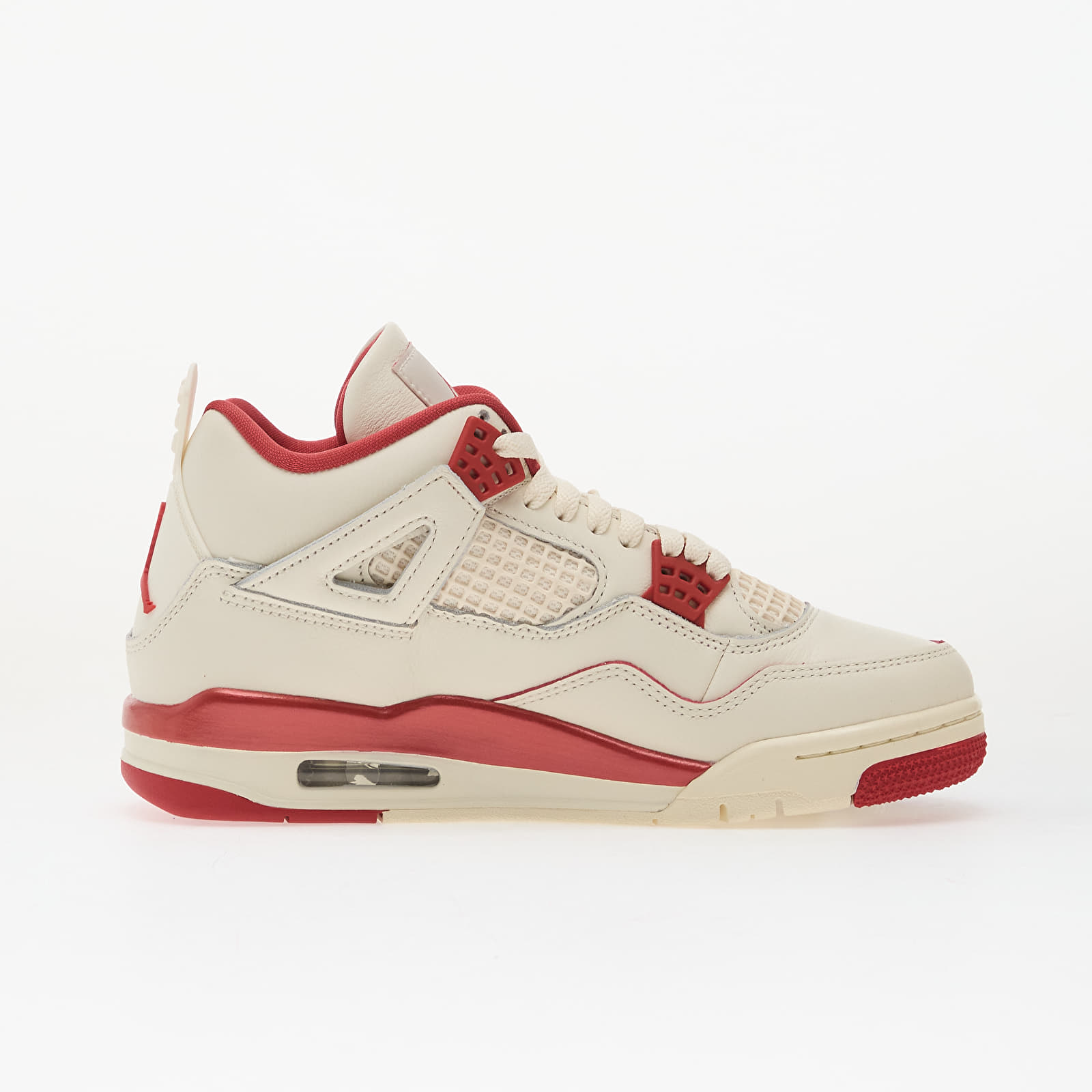 Дамски кецове и обувки Air Jordan 4 Retro "Love Letter" W Pale Ivory/ Sierra Red-Tough Red