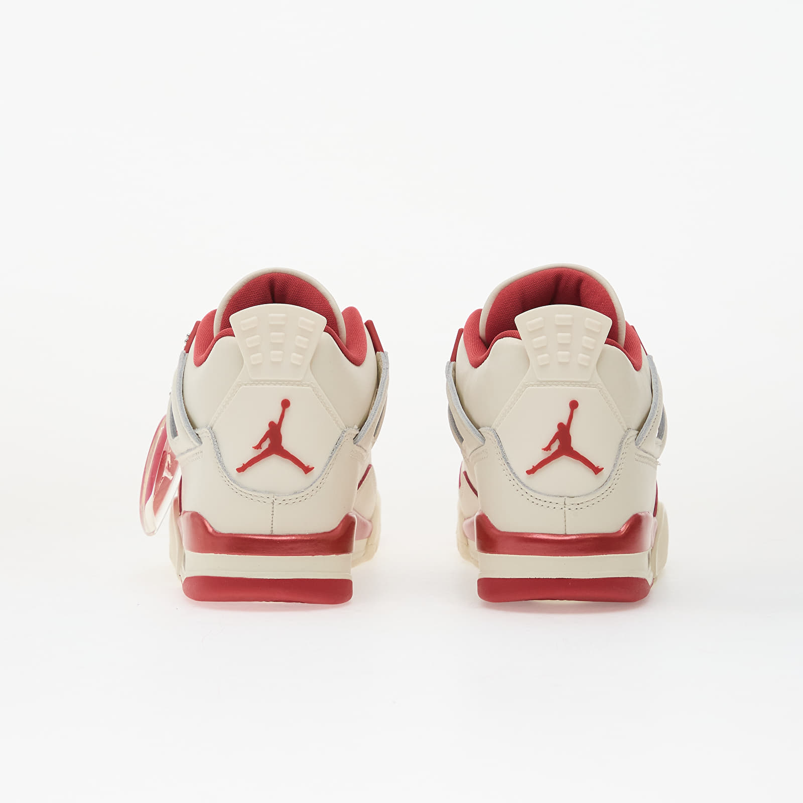 Дамски кецове и обувки Air Jordan 4 Retro "Love Letter" W Pale Ivory/ Sierra Red-Tough Red