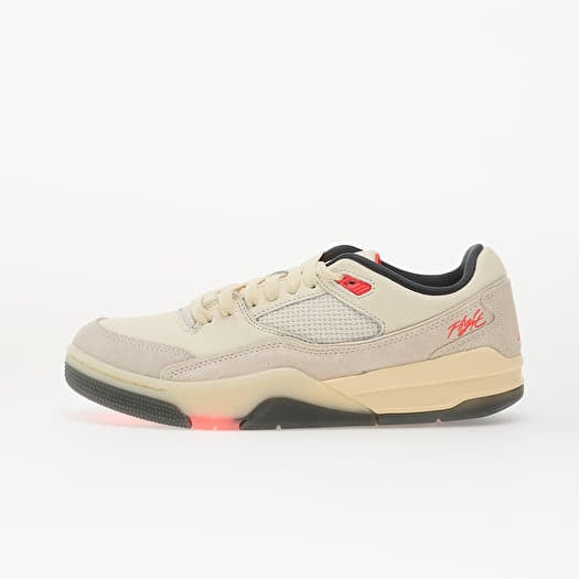 Jordan Flight Court Pale Ivory/ Infrared 23-Muslin-Anthracite