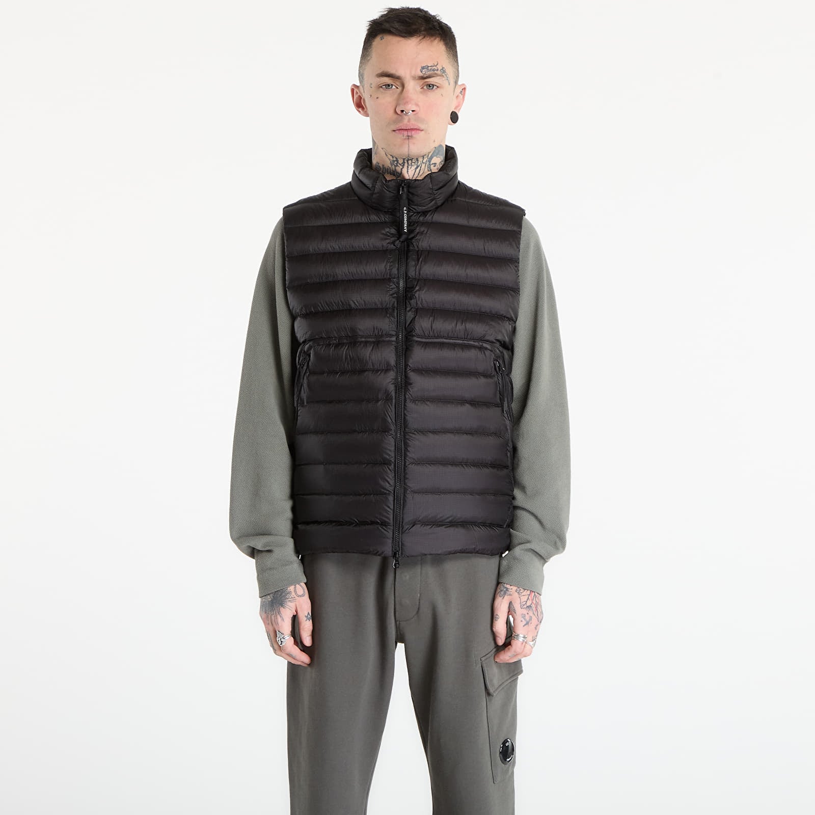 Чоловічі жилети C.P. Company D.D. Shell Down Lens Gilet Black