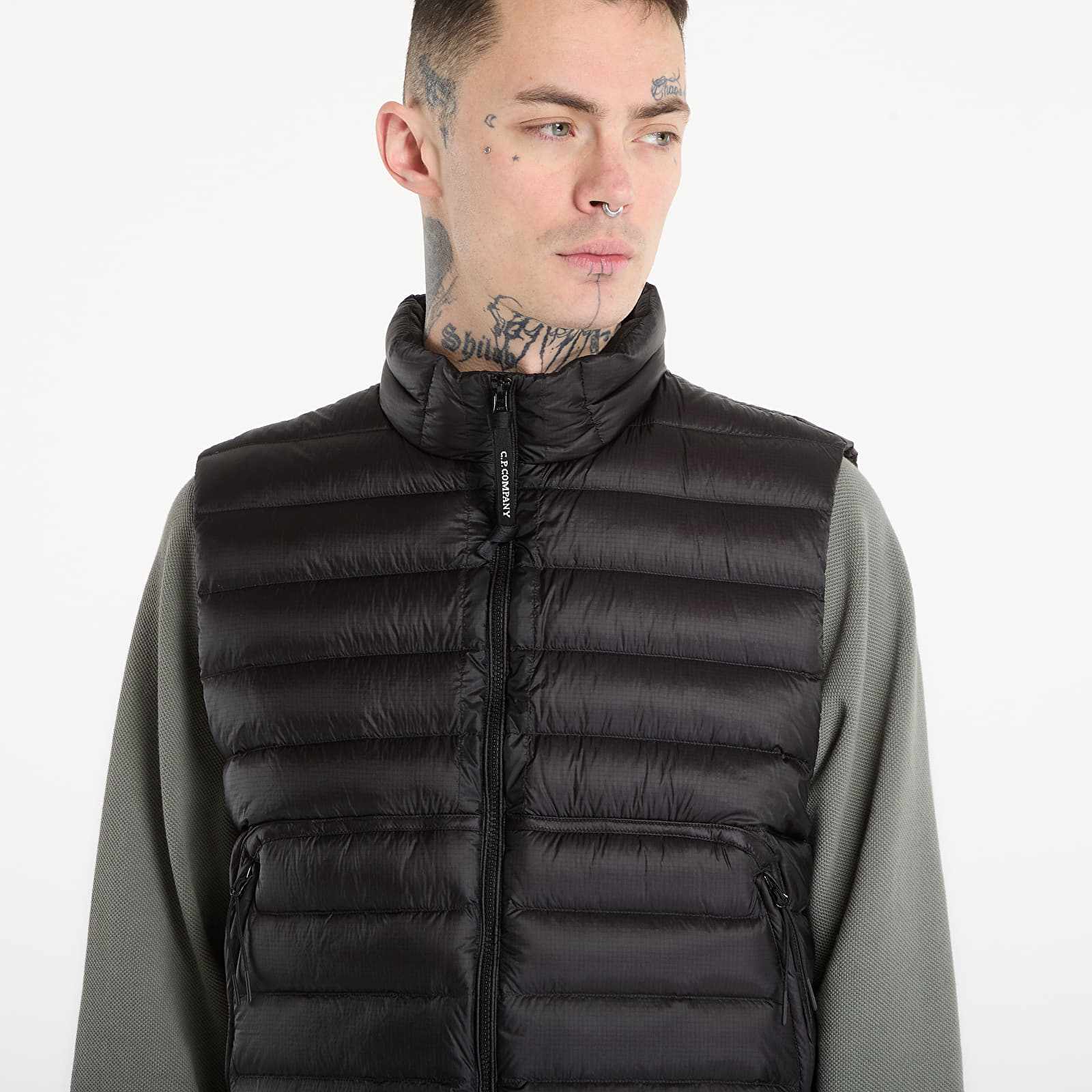 Чоловічі жилети C.P. Company D.D. Shell Down Lens Gilet Black