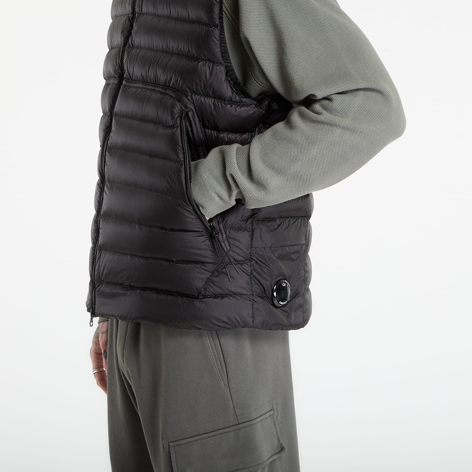 Чоловічі жилети C.P. Company D.D. Shell Down Lens Gilet Black