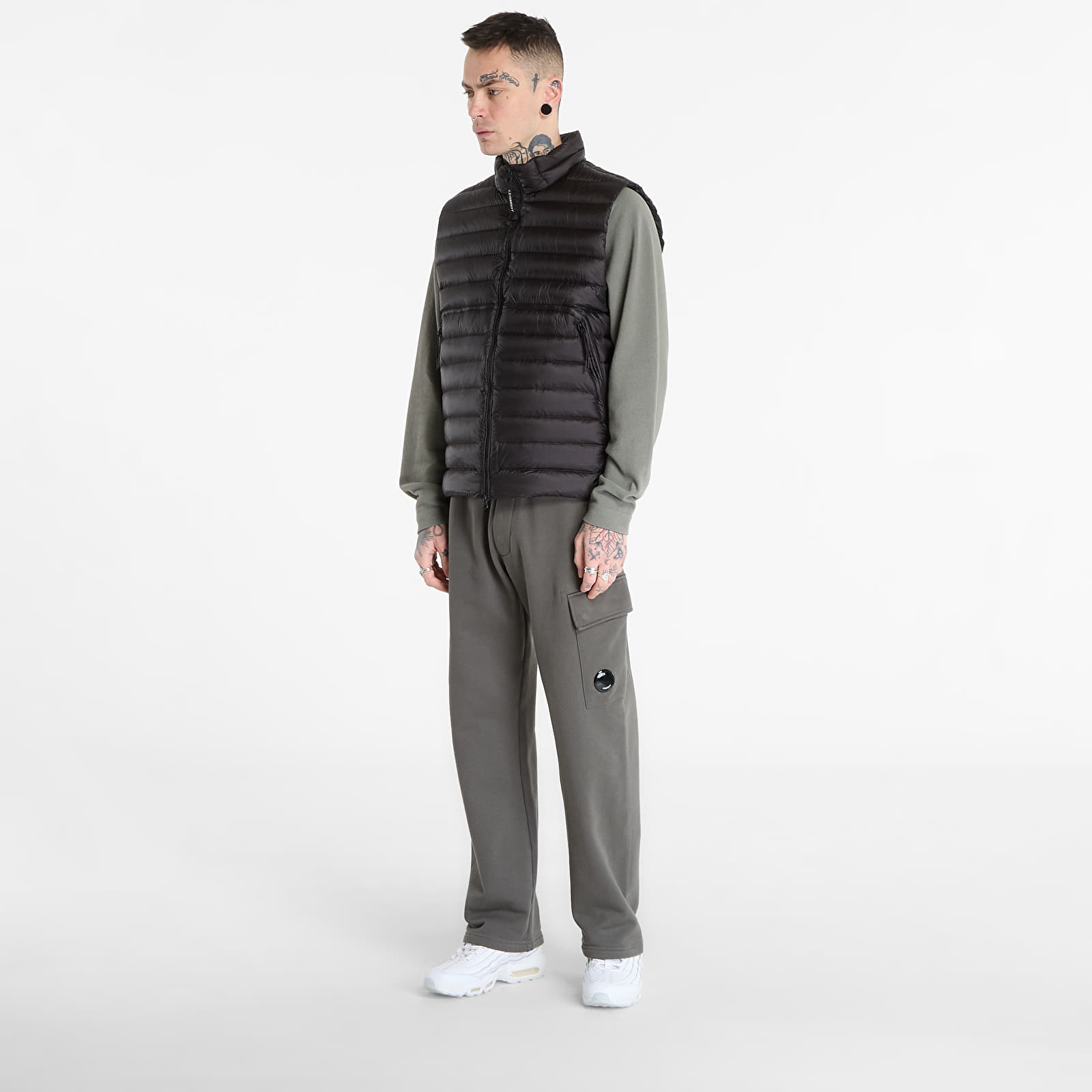 Чоловічі жилети C.P. Company D.D. Shell Down Lens Gilet Black