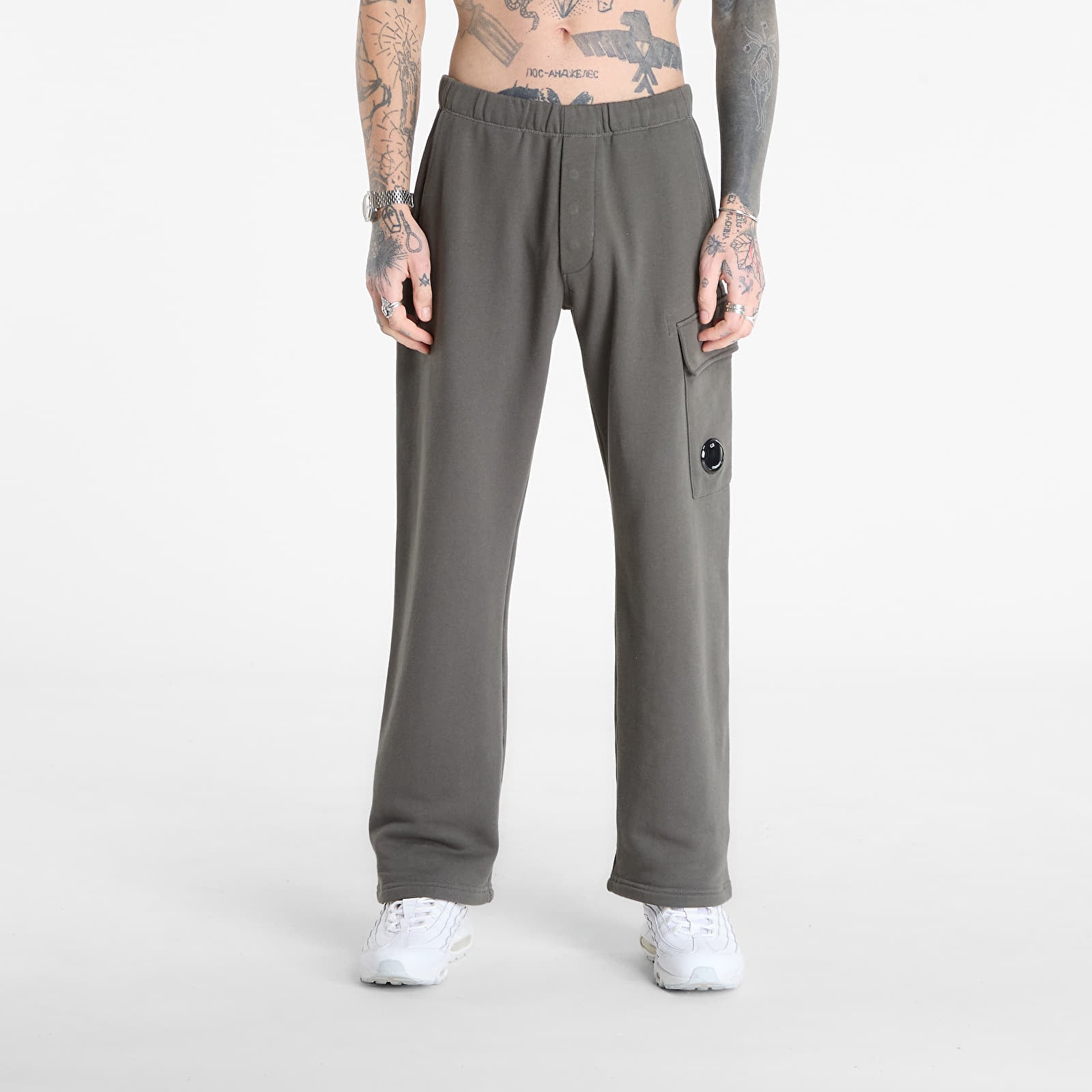 Pánske nohavice C.P. Company Cargo Pant Gunmetal Grey