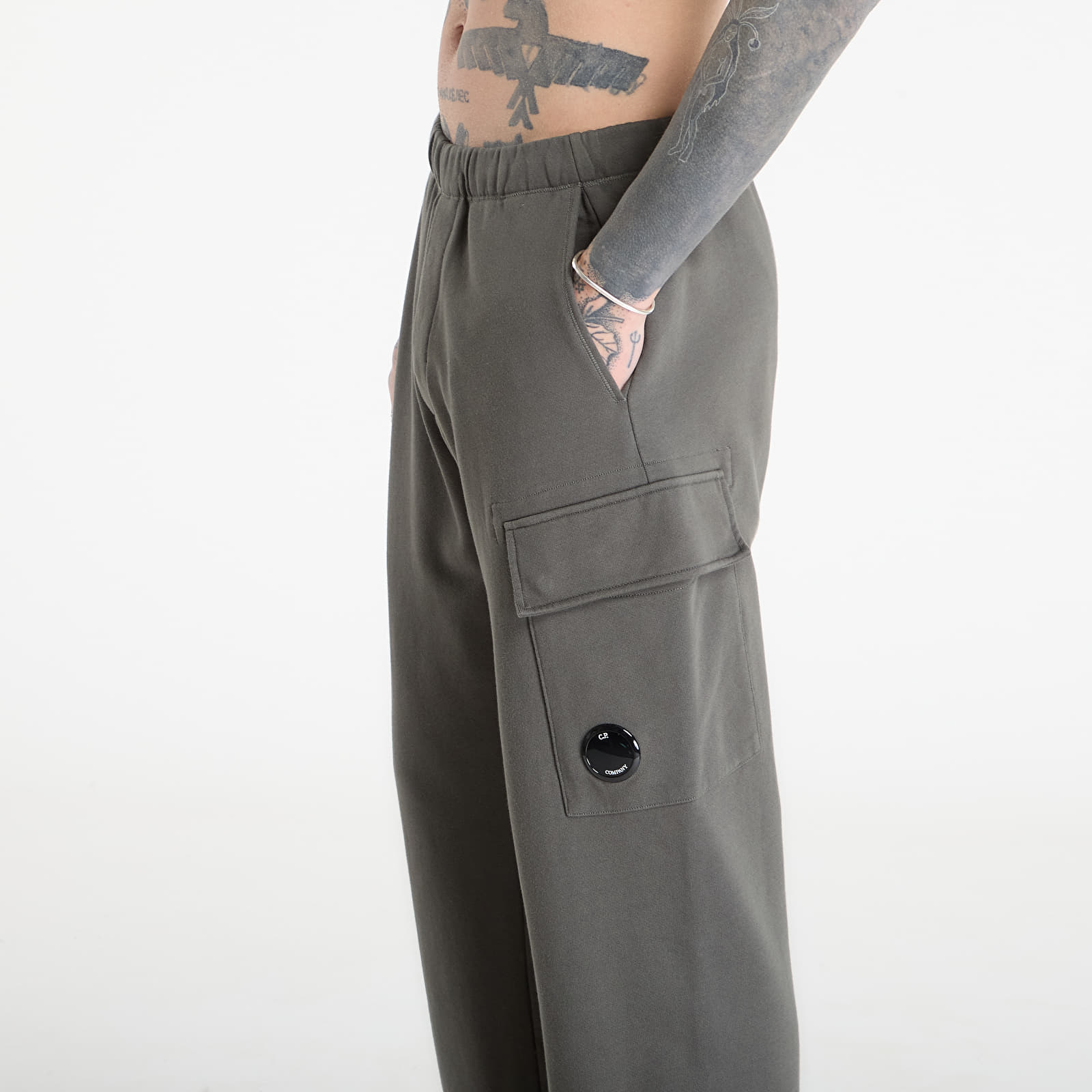 Pánske nohavice C.P. Company Cargo Pant Gunmetal Grey