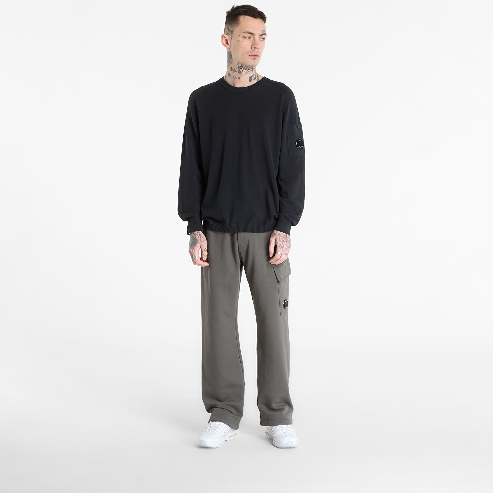 Pánske nohavice C.P. Company Cargo Pant Gunmetal Grey