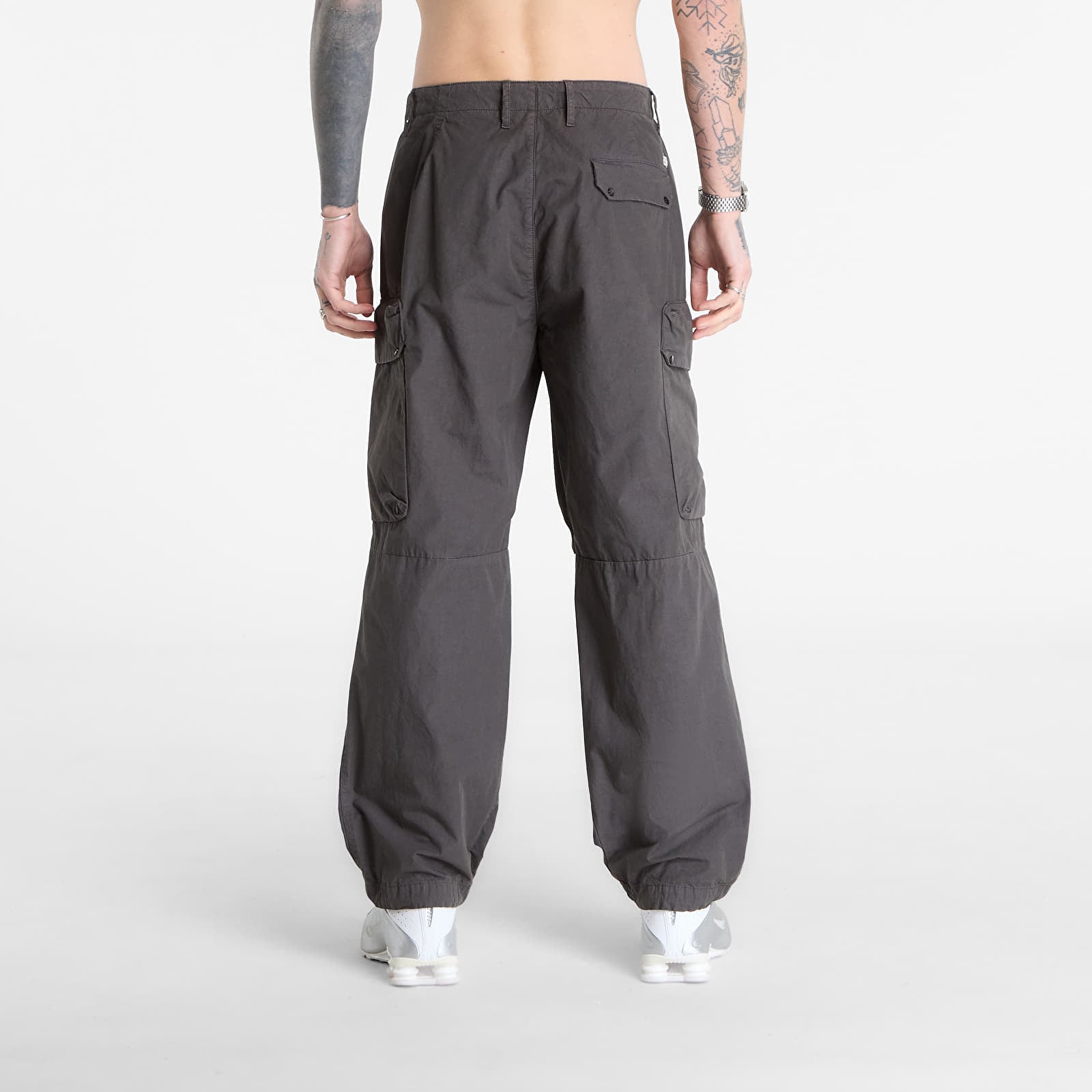 Bukser C.P. Company Micro-Reps Boxy Cargo Lens Pants Gunmetal Grey