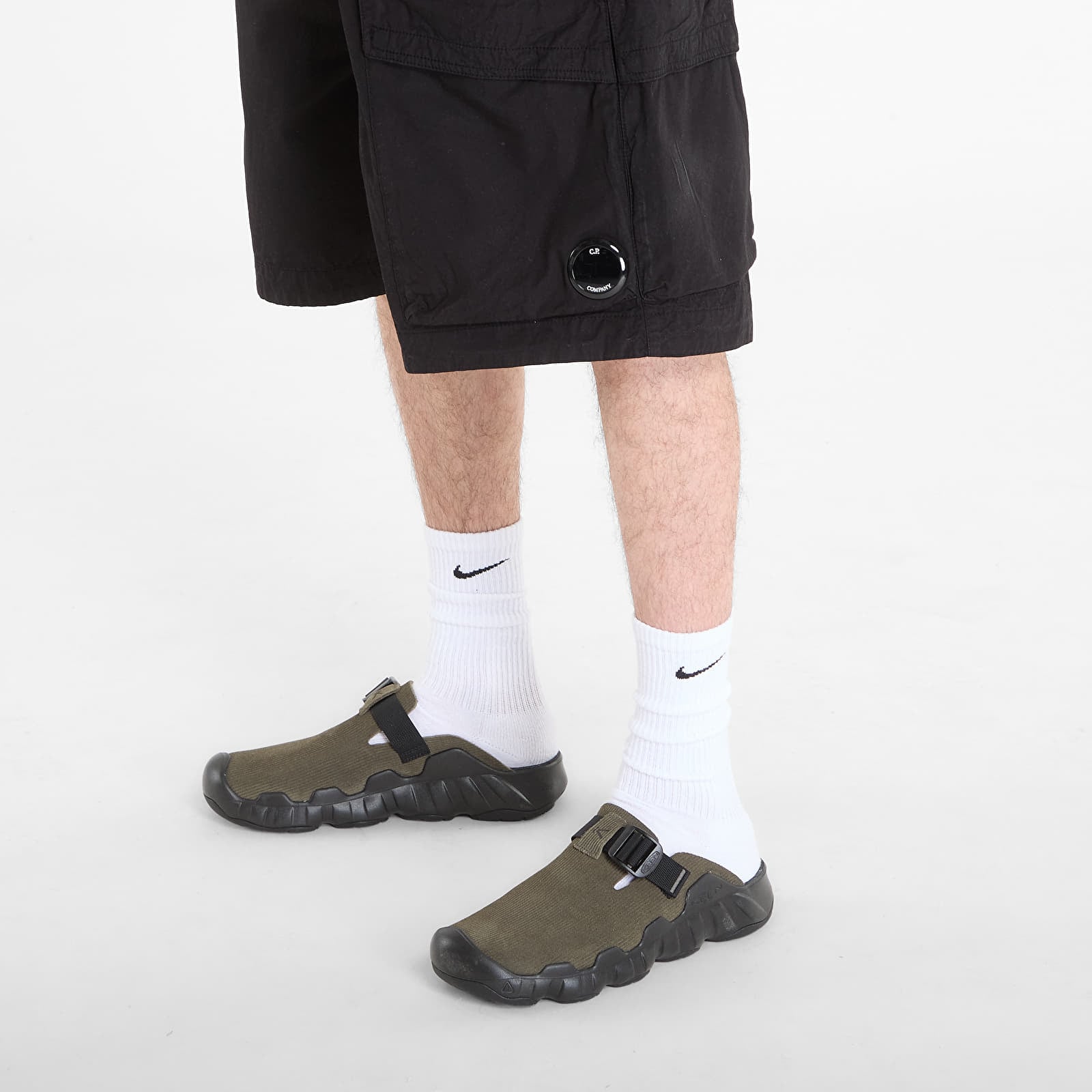 Kraťasy C.P. Company Cargo Shorts Black