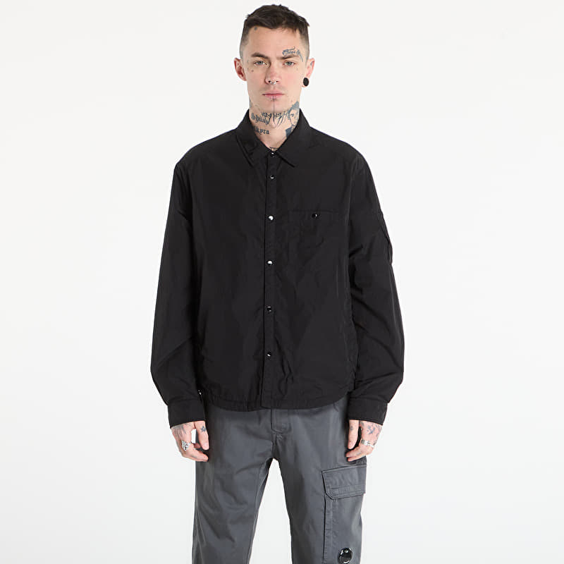 Camicia C.P. Company Chrome-R Padded Lens Overshirt Black