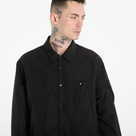 C.P. Company Chrome-R Padded Lens Overshirt Black | Footshop