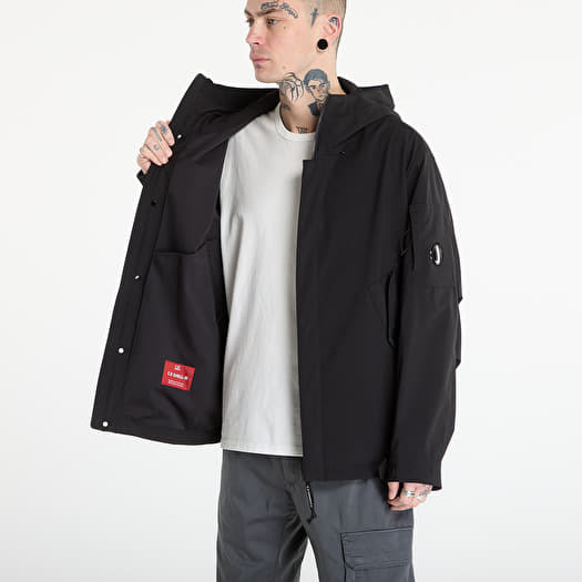 C.P. Company Chrome-R Padded Lens Overshirt Black | Footshop