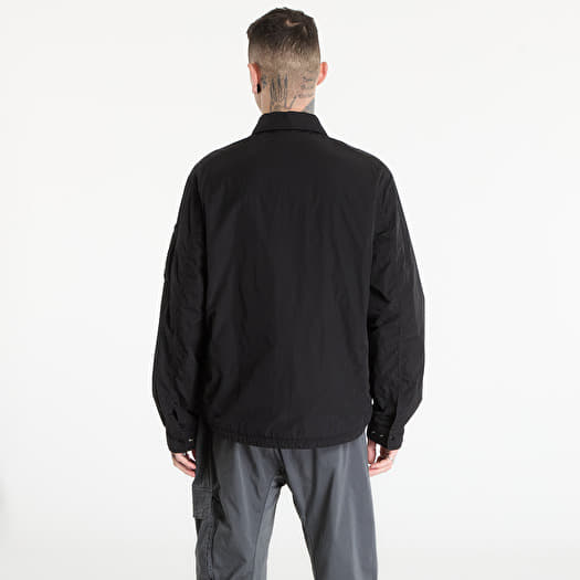 C.P. Company Chrome-R Padded Lens Overshirt Black | Footshop