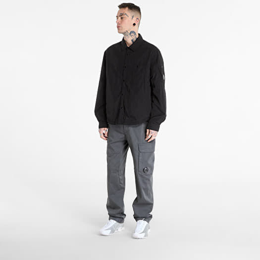C.P. Company Chrome-R Padded Lens Overshirt Black | Footshop