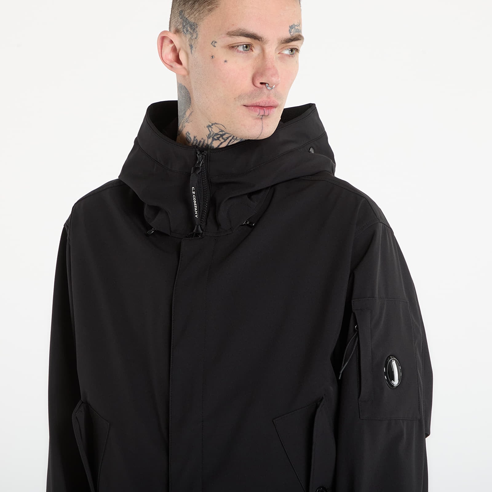 Bundy C.P. Company C.P. Shell-R Goggle Lens Jacket Black