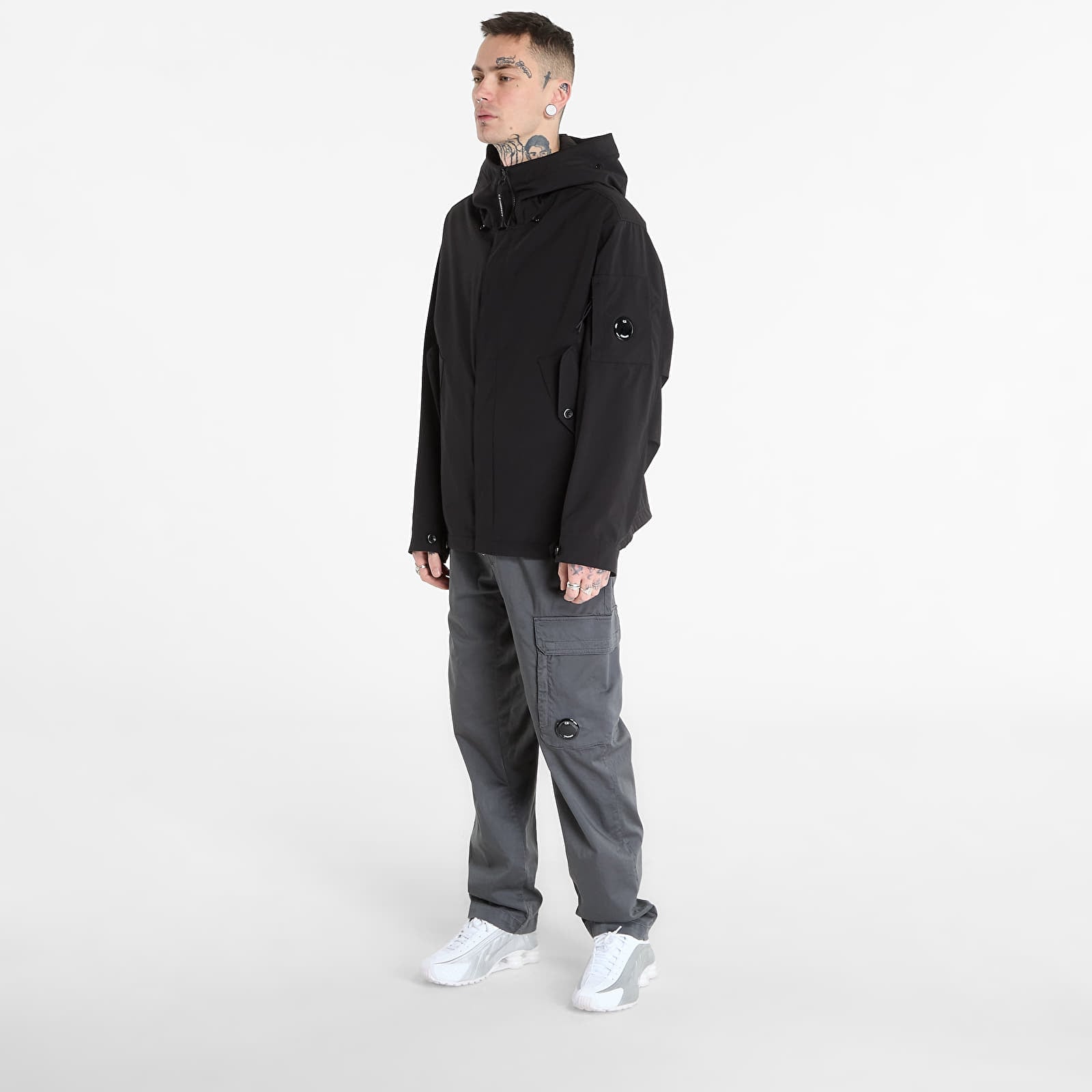 Bundy C.P. Company C.P. Shell-R Goggle Lens Jacket Black