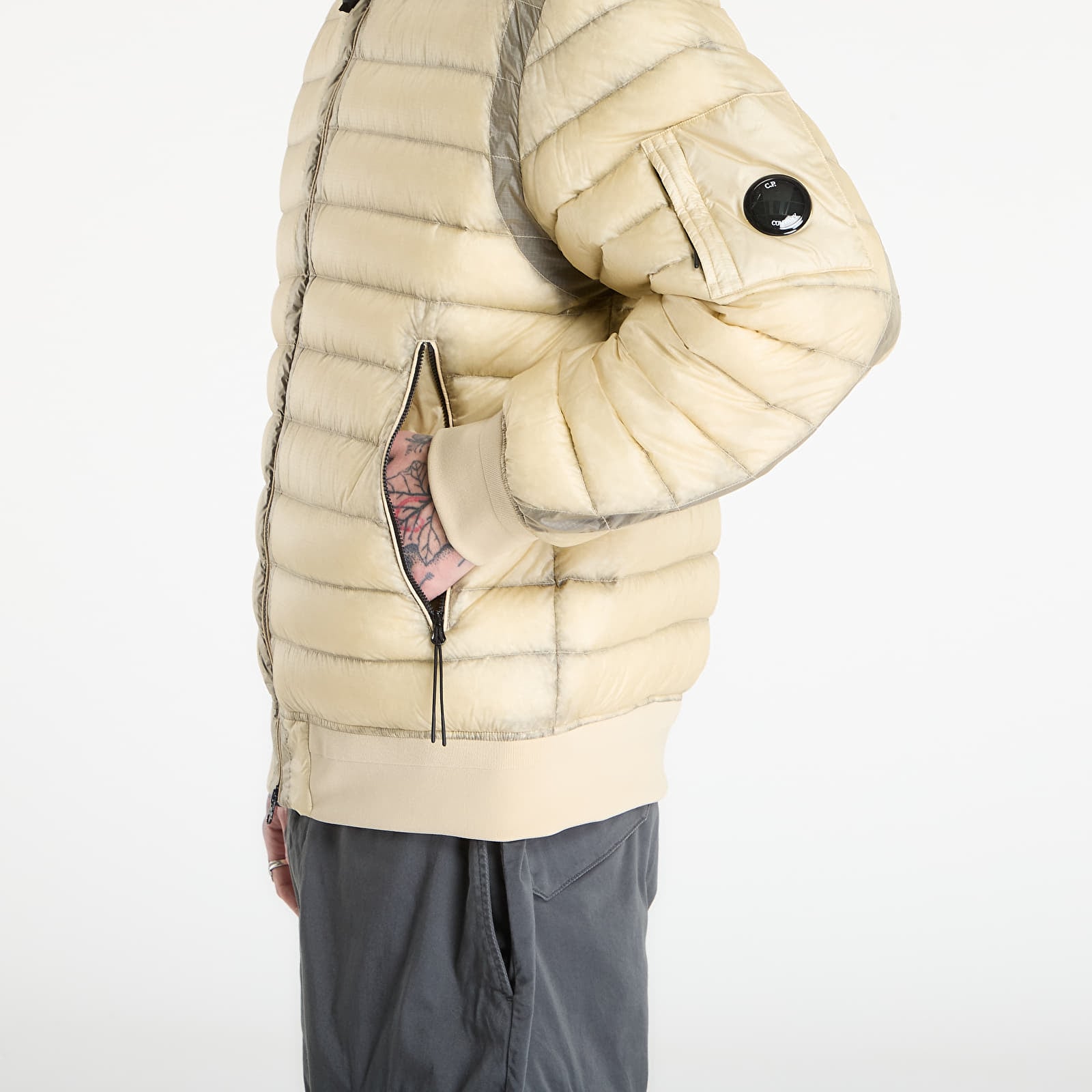 Bundy C.P. Company Medium Jacket Frozen Dew/ White