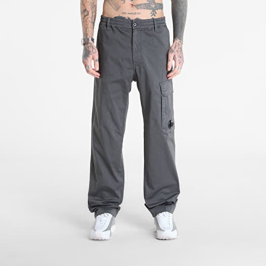 C.P. Company Stretch Sateen Regular Cargo Pants Gunmetal Grey