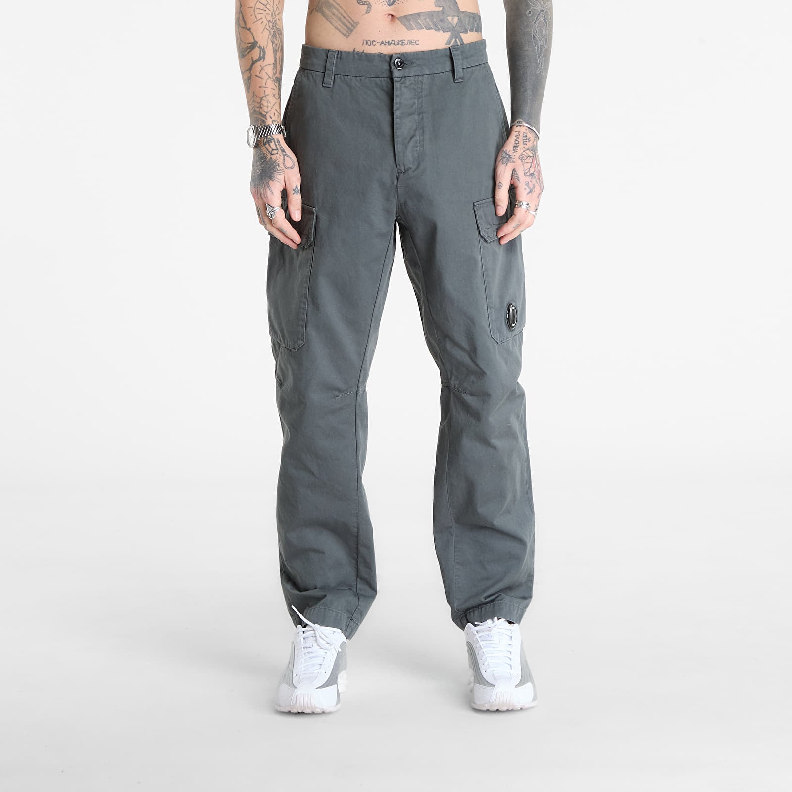 Pánske nohavice C.P. Company Cargo Pant Gunmetal Grey