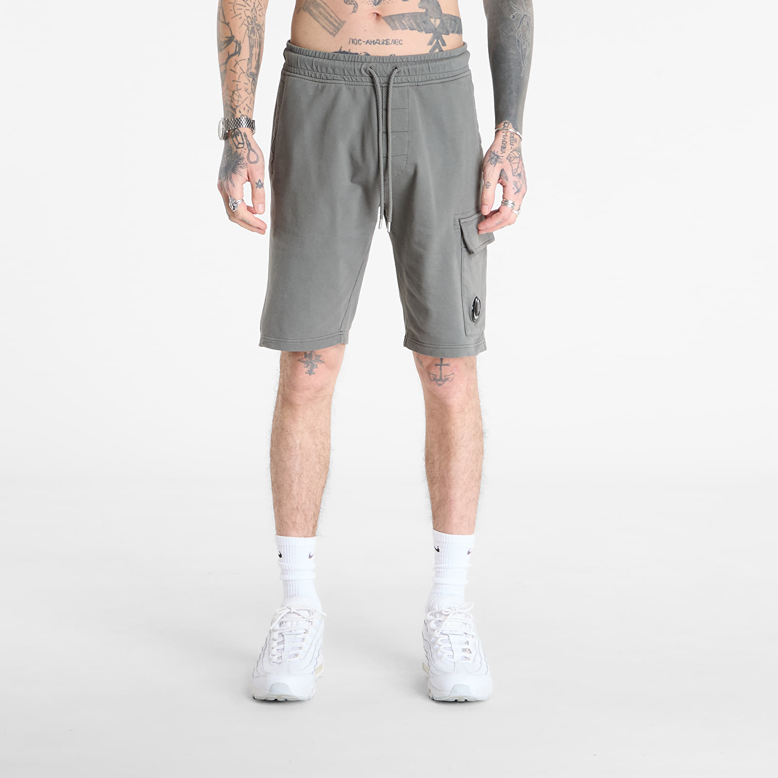 Pánske šortky C.P. Company Cargo Shorts Gunmetal Grey