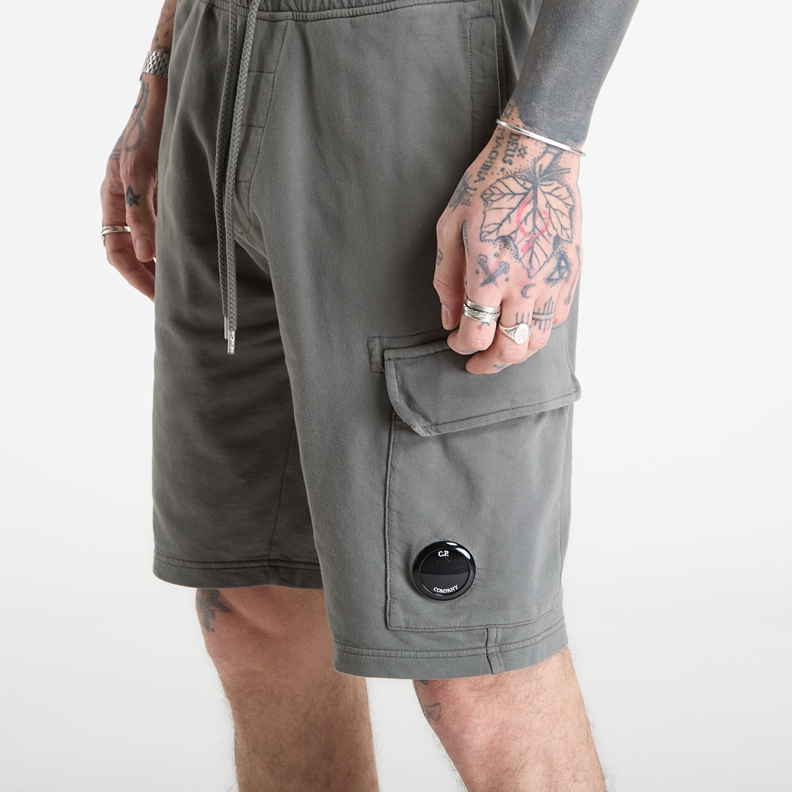 Pánske šortky C.P. Company Cargo Shorts Gunmetal Grey