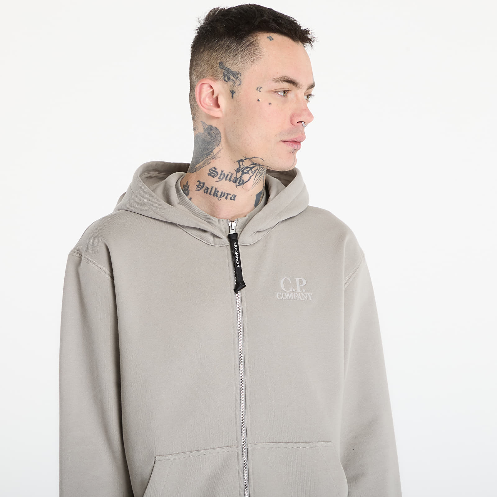 Φούτερ C.P. Company Diagonal Raised Fleece Zip Hooded Sweatshirt Multi/ Peacoat