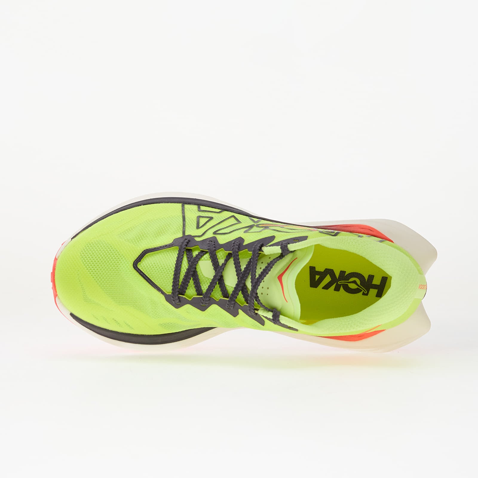Sko til mænd Hoka® M Rocket X Trail Neon Yuzu/ Neon Flame