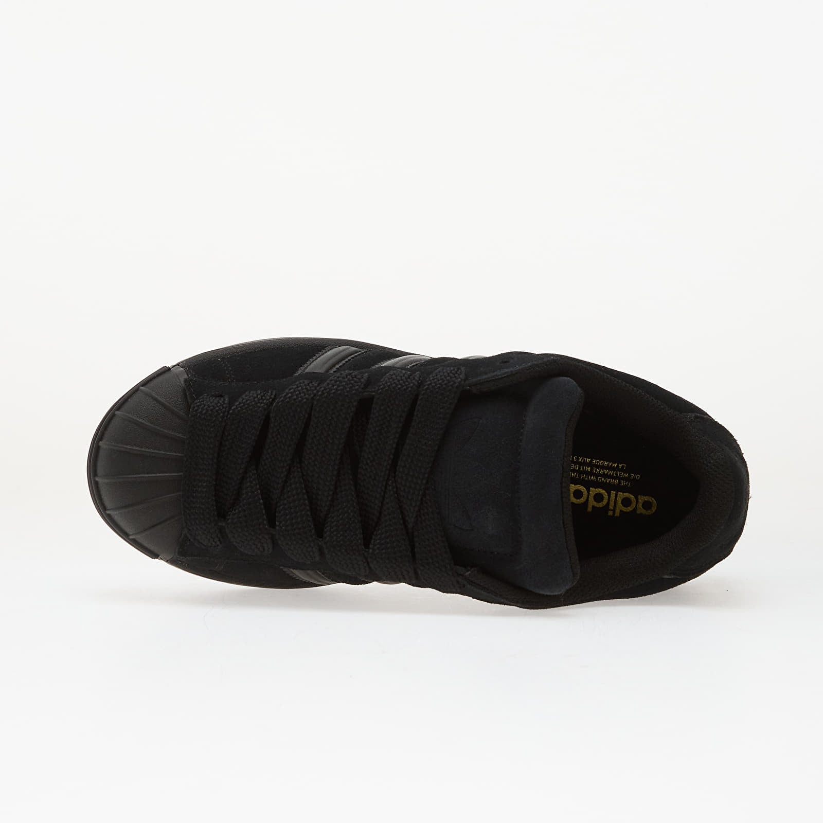 Ženski čevlji adidas Superstar St W Core Black/ Core Black/ Gold Metallic