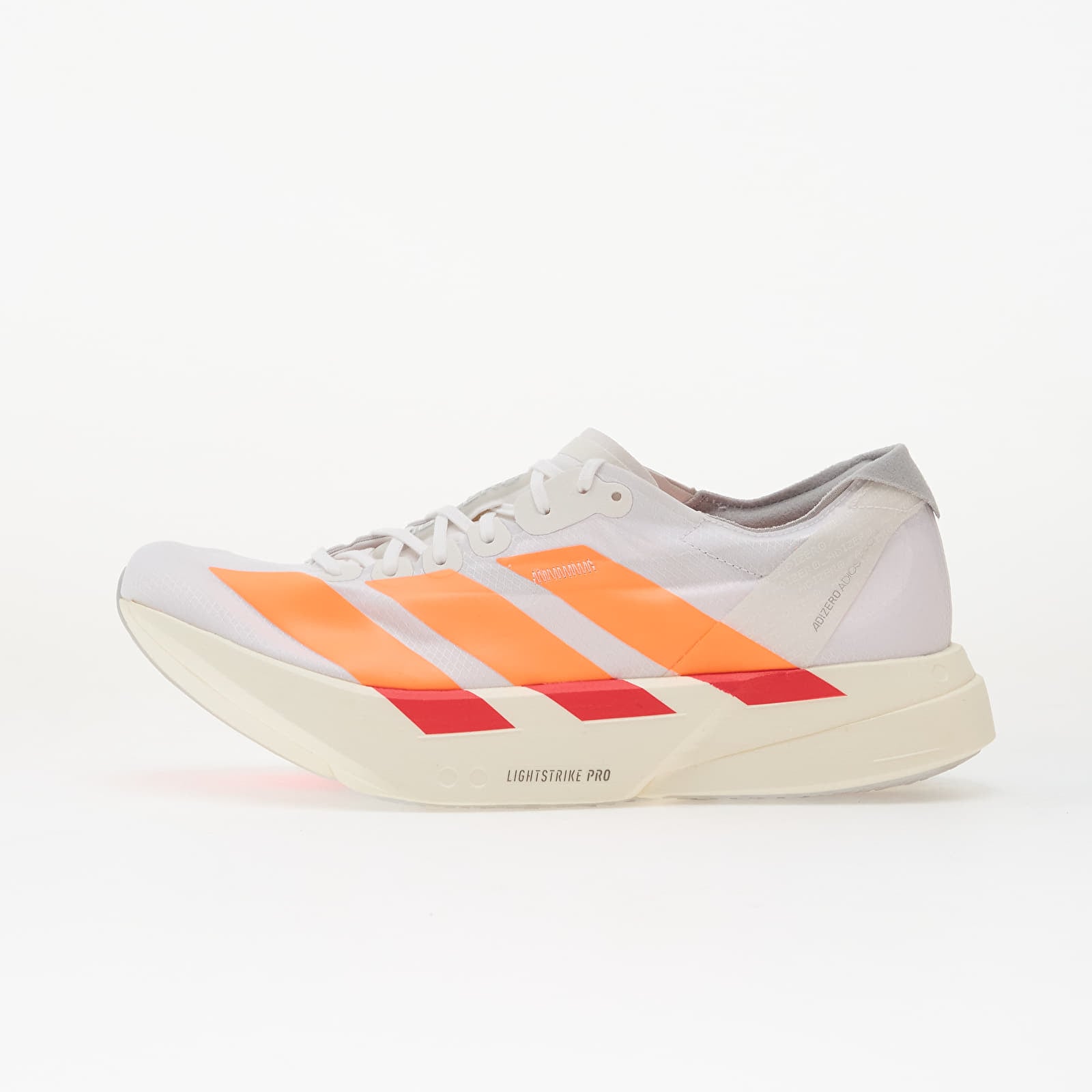 Sapatos de homem adidas Adizero Adios Pro 4 Ftwr White/ Lucid Orange/ Lucid Red
