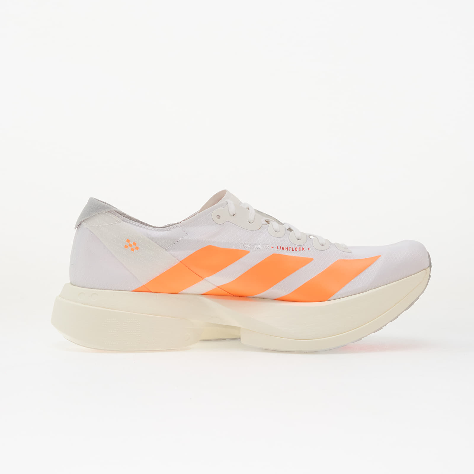 Sapatos de homem adidas Adizero Adios Pro 4 Ftwr White/ Lucid Orange/ Lucid Red