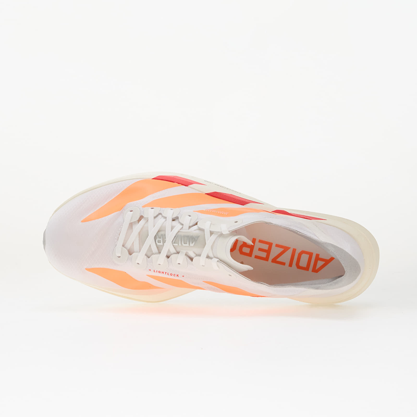 Sapatos de homem adidas Adizero Adios Pro 4 Ftwr White/ Lucid Orange/ Lucid Red