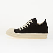 Rick Owens DRKSHDW Denim Shoes - Low Sneaks Black/ Milk/ Milk