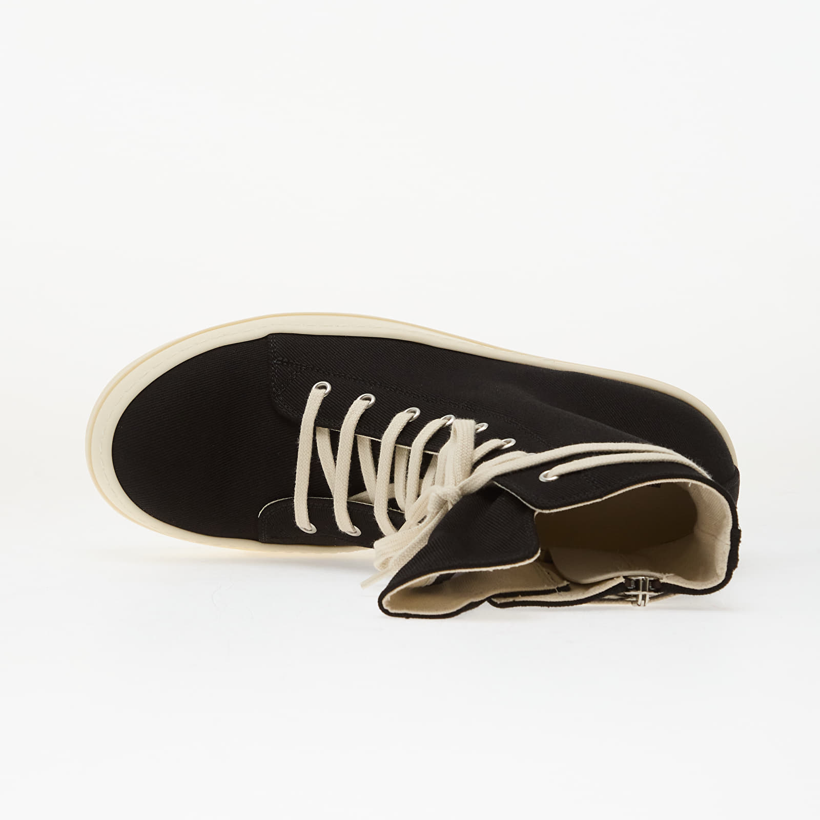 Pánské tenisky a boty Rick Owens DRKSHDW Denim Shoes - Vegan Sneaks Black/ Milk