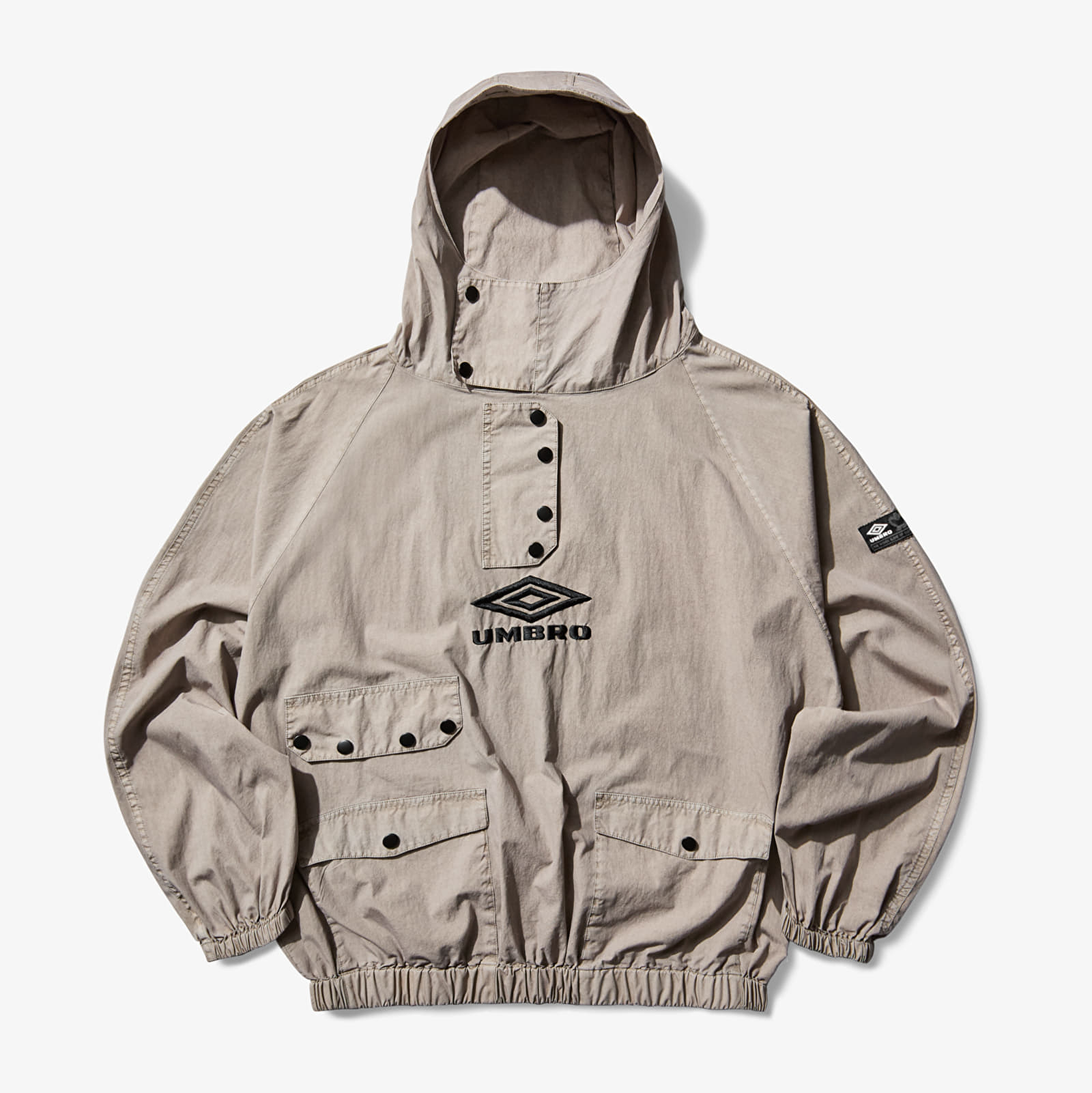 Jakker til mænd Umbro by SlamJam Faded Smock Anorak Greige