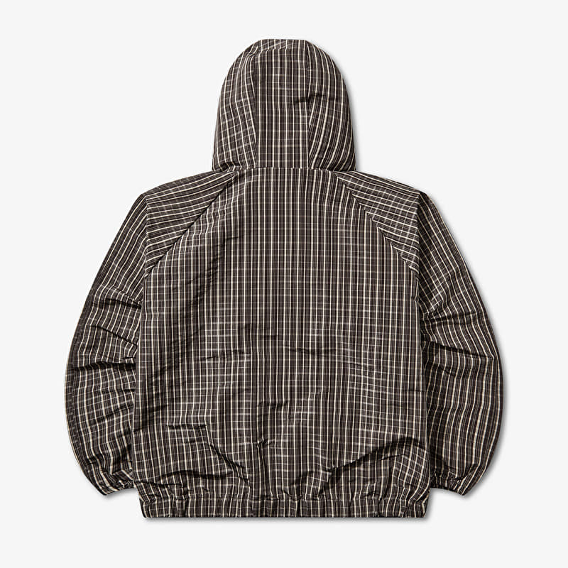 Men's jackets Umbro by SlamJam Check Smock Anorak Beige/ Dark