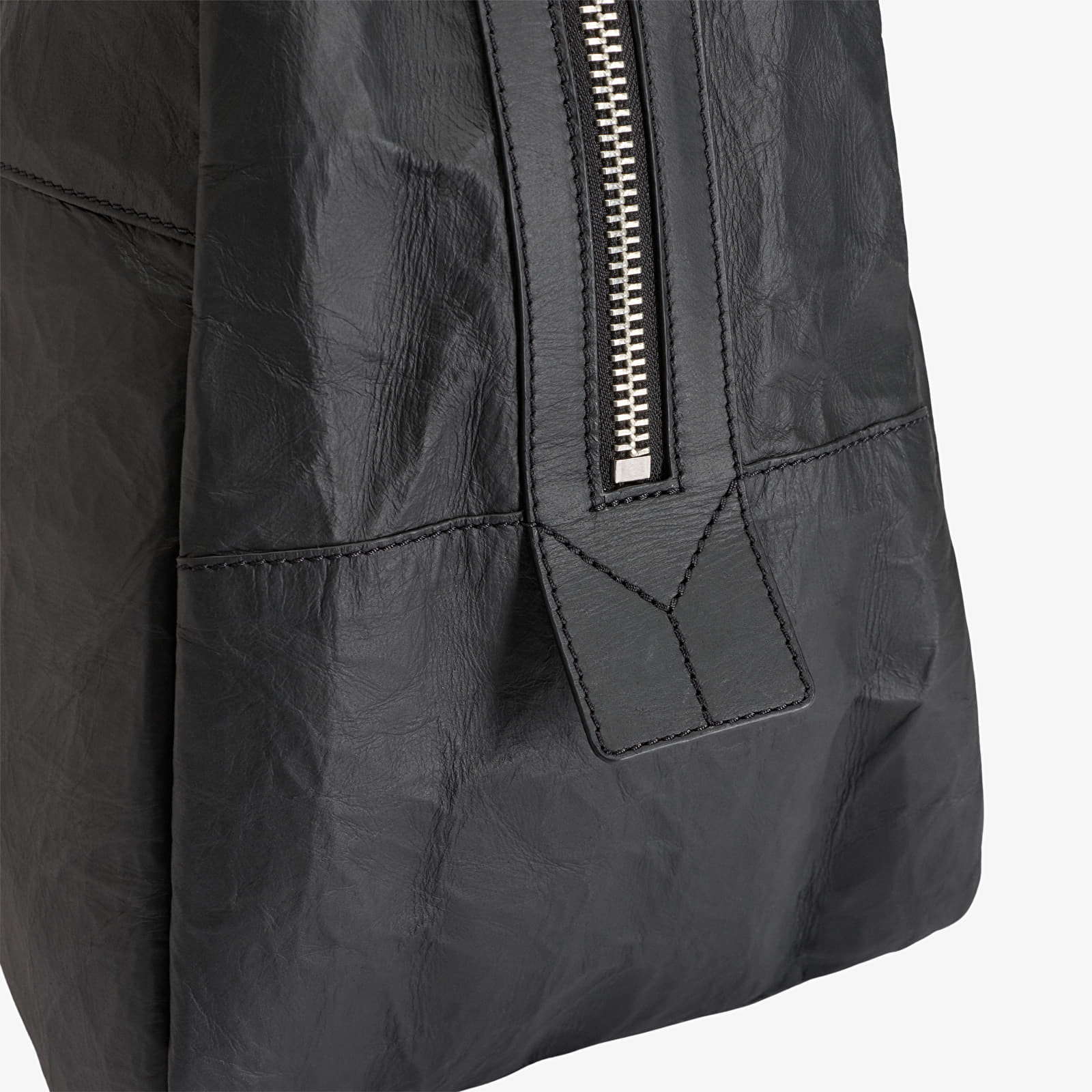 Duffelväska Y-3 Leather Weekender Black